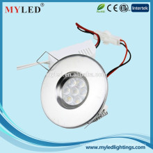 Ningbo MYLED Acier inoxydable et couleur blanche 3.5w Ultrathin encastré plafonnier LED 2.5 &quot;